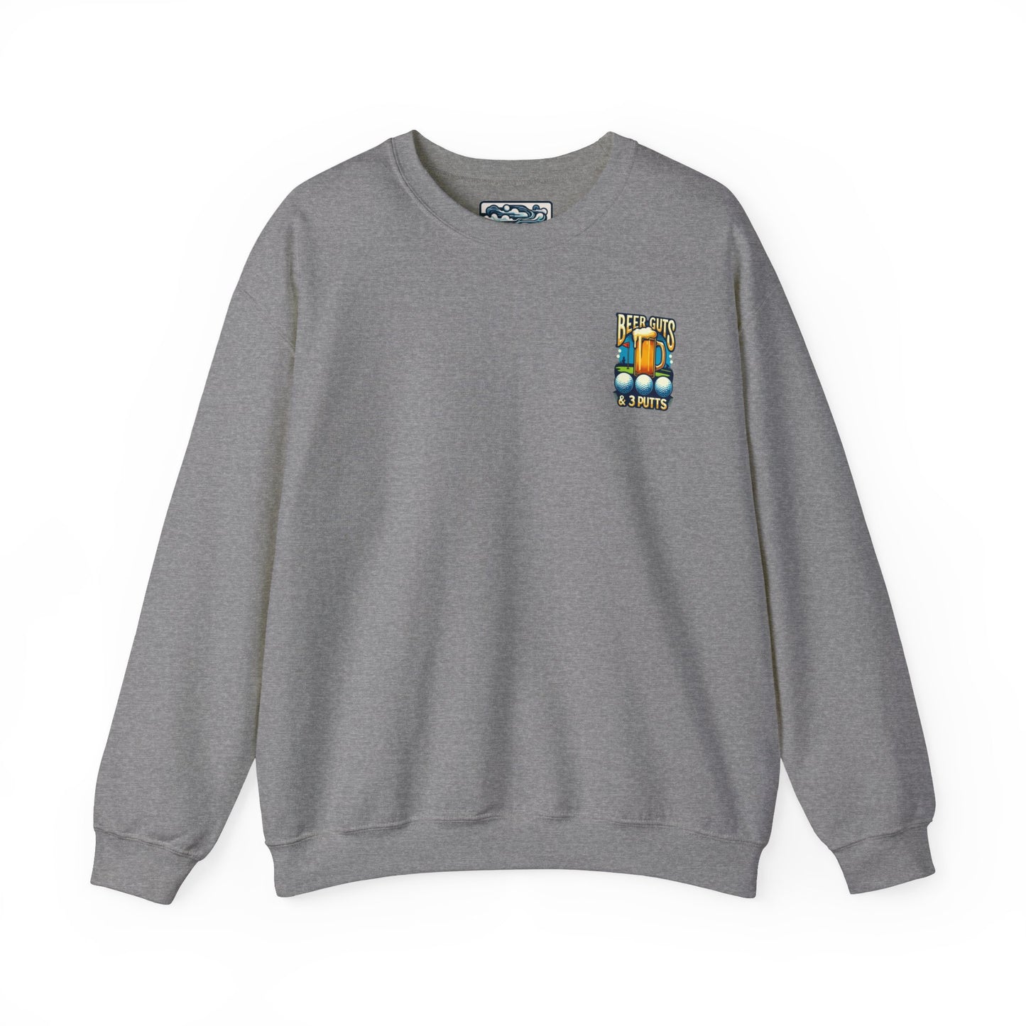 beer guts & 3 putts (crewneck)